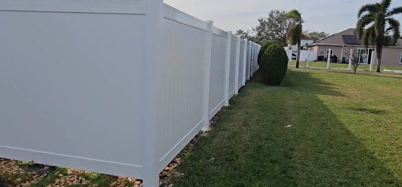 Vinyl Fence Installation by All American Fence